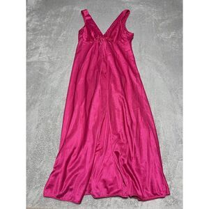 Vintage Intimate Options Nightgown‎ Womens Medium Pink V Neck Sleeveless